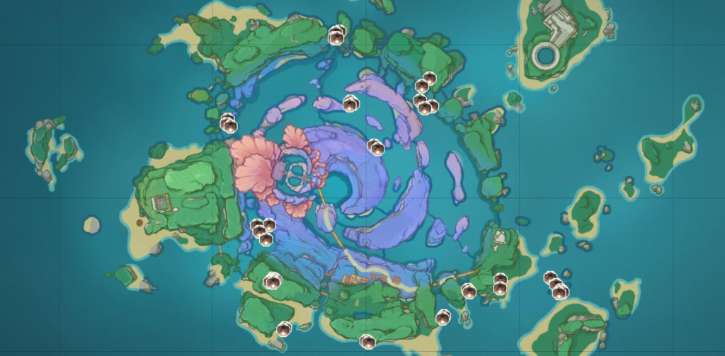 Genshin Impact 2.1 specter locations how to farm spectral husks