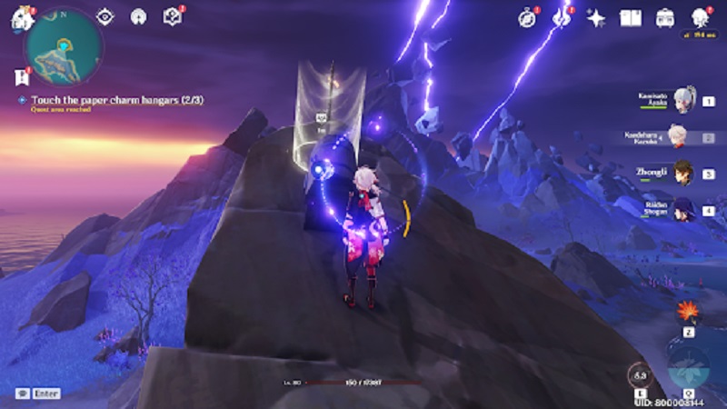 Genshin Impact 2.1 Seirai Stormchasers world quest warding stone locations how to seal complete guide.