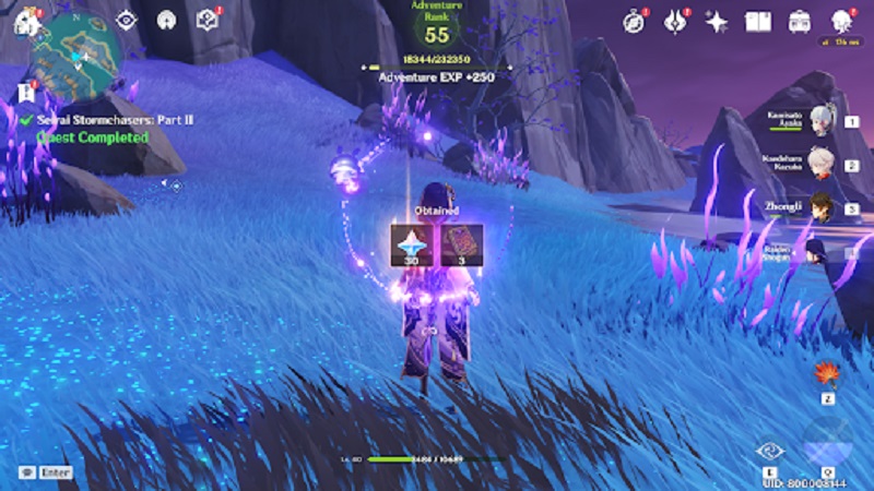 Genshin Impact 2.1 Seirai Stormchasers world quest warding stone locations how to seal complete guide.
