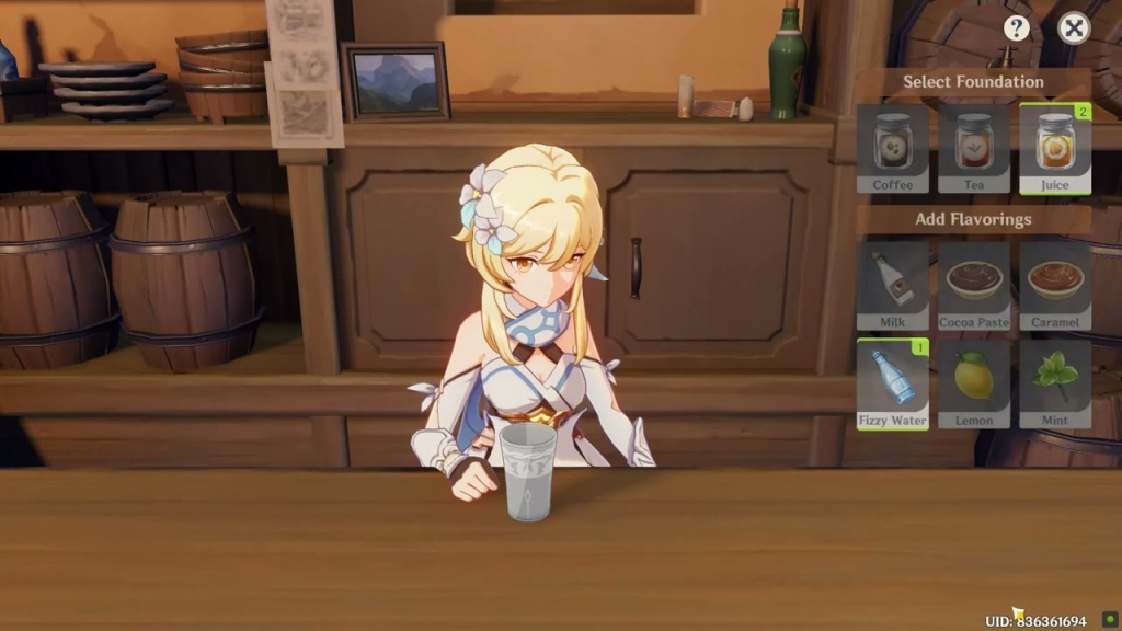 Genshin Impact dawning dew recipe how to make drink event ingredients