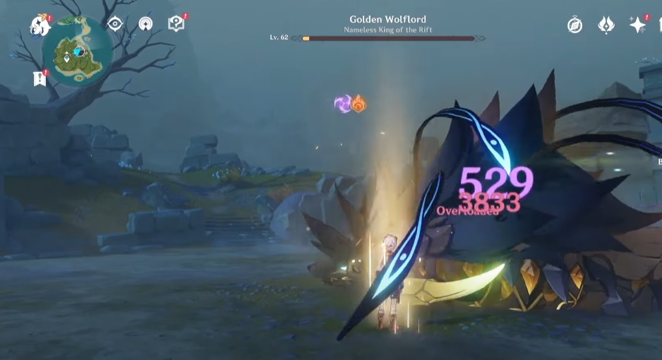 Golden Wolflord location how to beat defeat genshin impact 2.3 shield