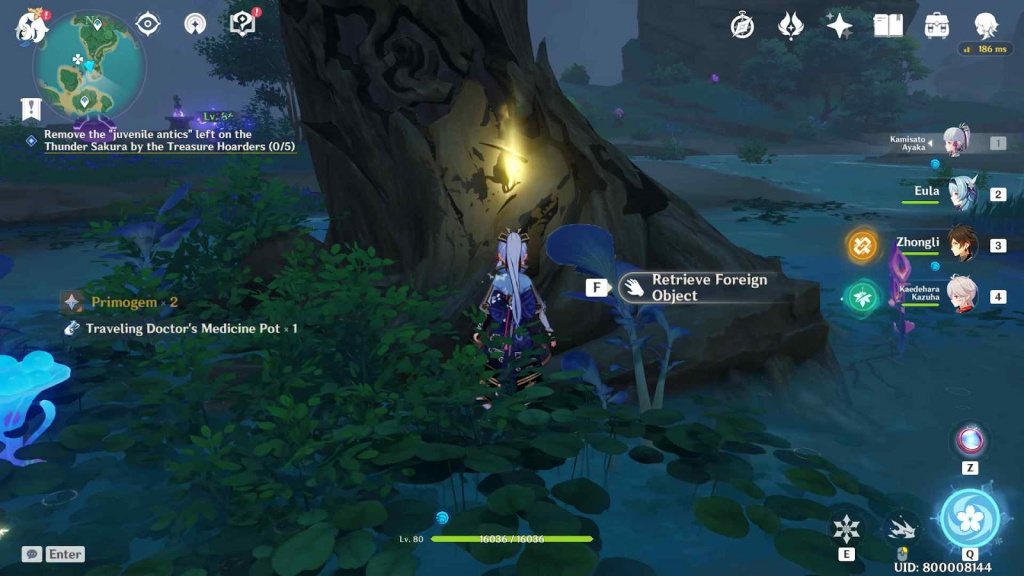 Genshin Impact Sakura Arborism quest guide How to complete rewards get