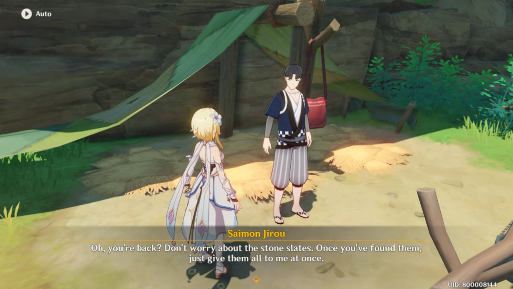 old stone slates in Genshin Impact locations