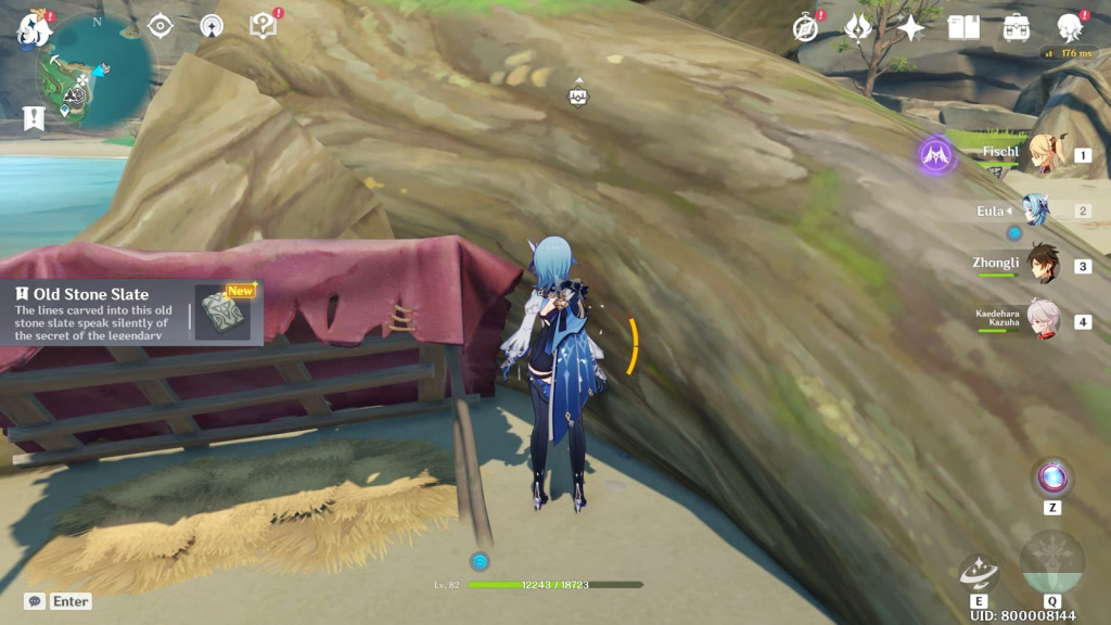 old stone slates in Genshin Impact locations