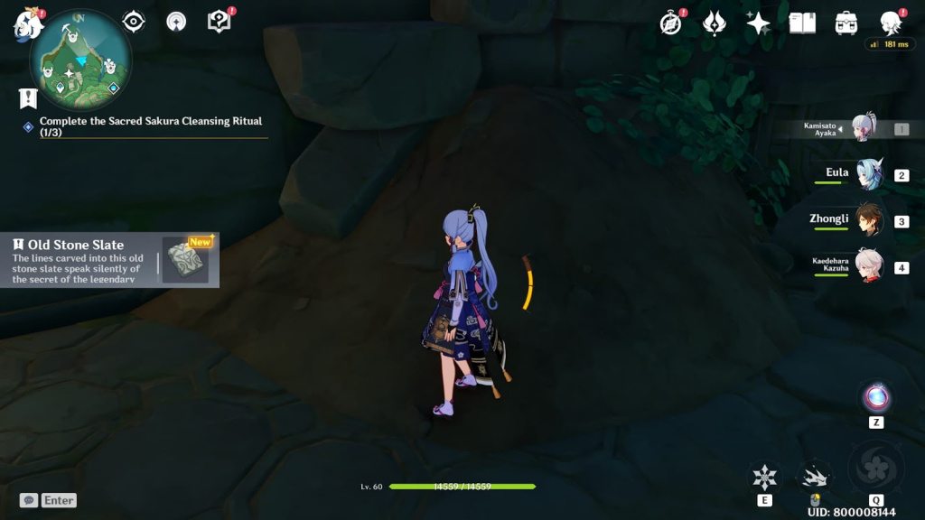 old stone slates in Genshin Impact locations
