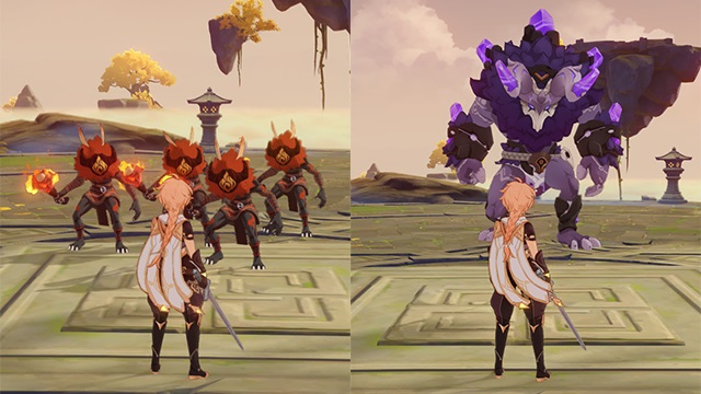 Evento Genshin Impact 2.4 fase 1 "Estudio de Pociones" cómo participar recompensas requisitos pruebas dificultades