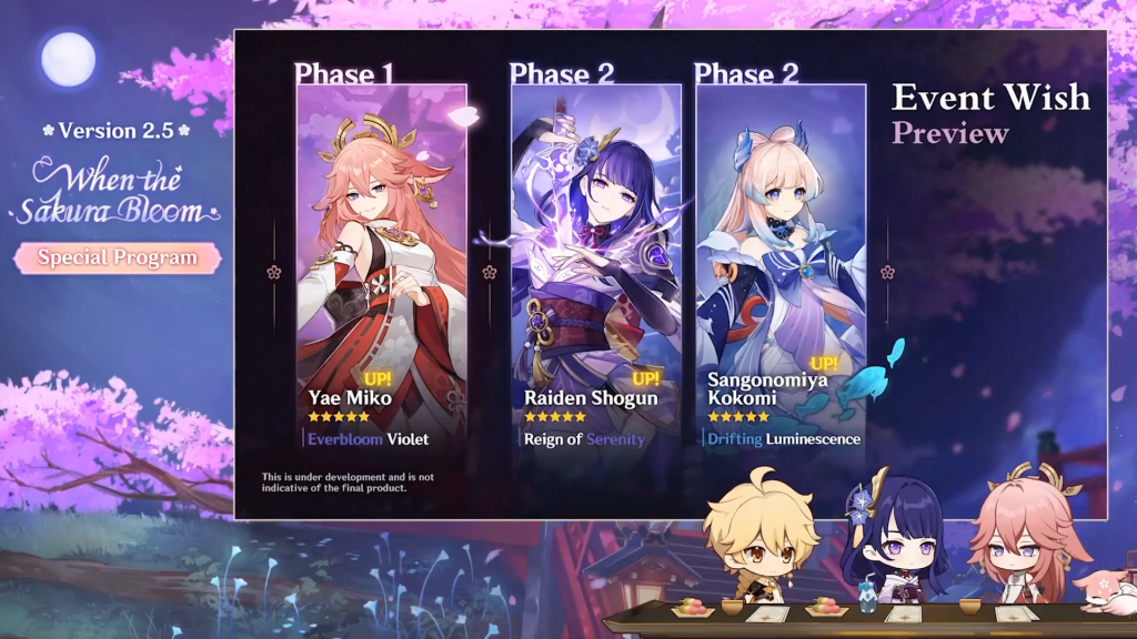 Genshin Impact 2.5 patch notes full update new content fixes improvements optimizations
