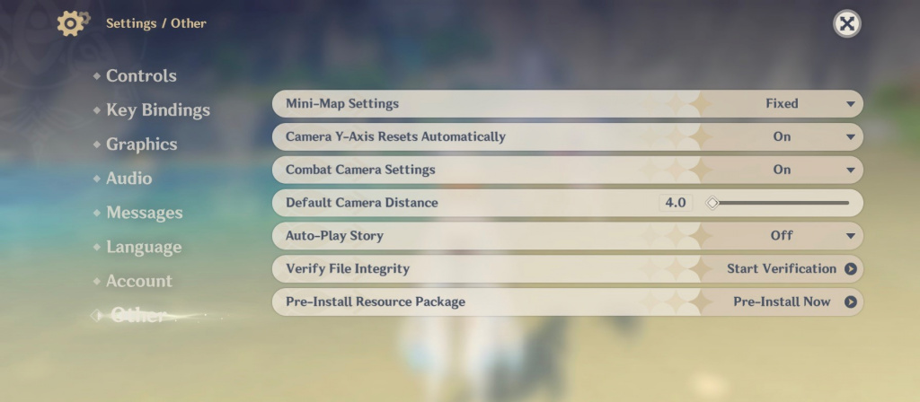 Genshin Impact 2.5 pre-installation