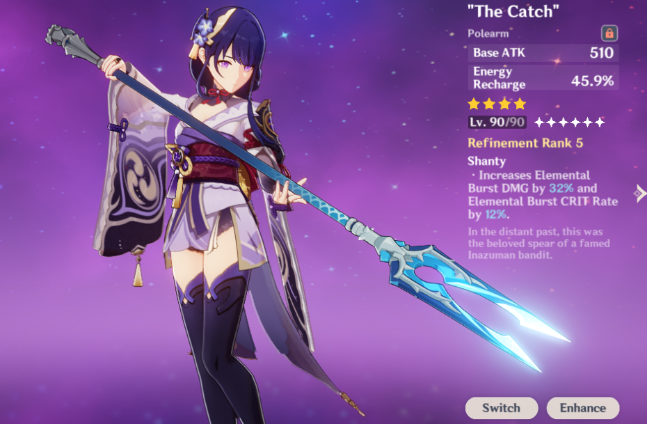 Genshin Impact The Catch: How to get, weapon ascension materials, and more