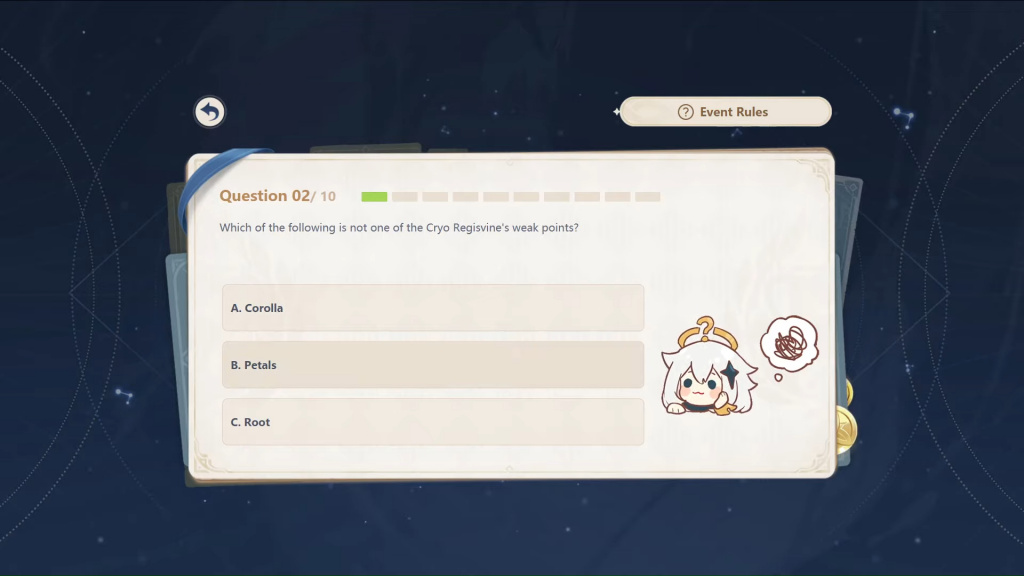 Thousand Questions With Paimon Quiz Answers 201 300 Get 150 000 Mora In Genshin Impact 2 0 Ginx Esports Tv