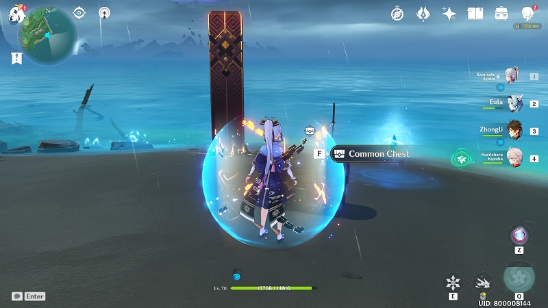 Touch the Sword Hilt puzzle genshim impact how to solve open world quest