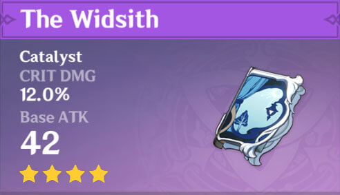 genshin impact the widsith inventory