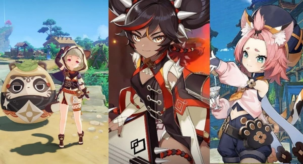 4 star characters genshin IMpact