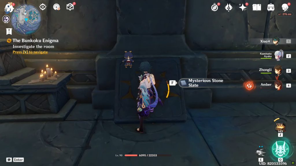 Grab the Mysterious Stone Slate and go back to the puzzle
