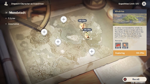 Genshin Impact expedition guide