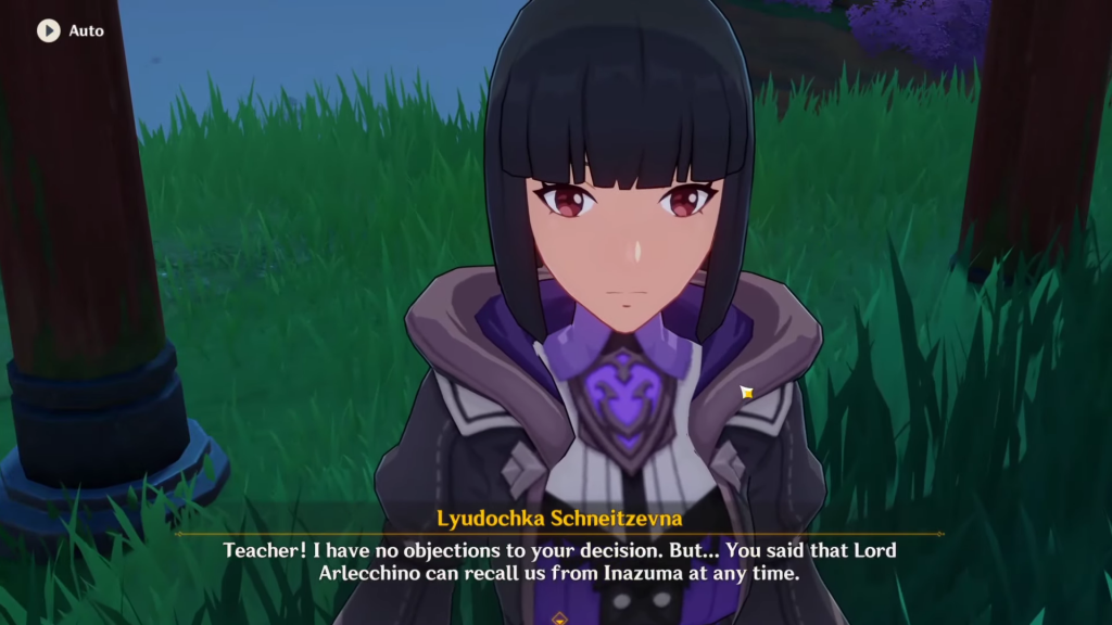 genshin impact arlecchino fatui harbingers ingame reference the replacements secret quest