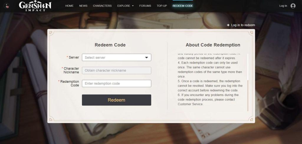 Genshin Impact Redeem Code: How to get free Primogems from Intel Gaming website