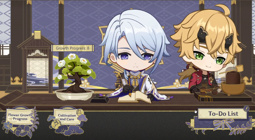 genshin impact web event guide when flowers bloom making tea thoma