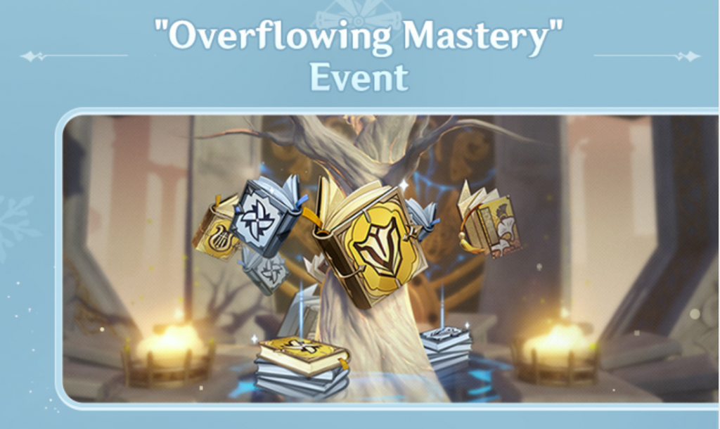 Overflow Mastery Event genshin may events