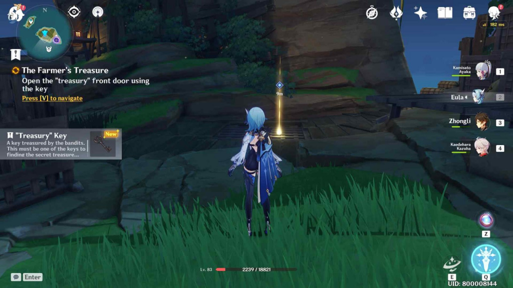Genshin Impact 2.1 door key