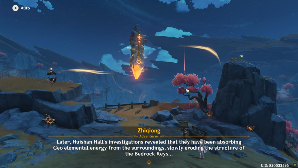 Destroy the Bedrock Keys using cage-shaped Geo formation.