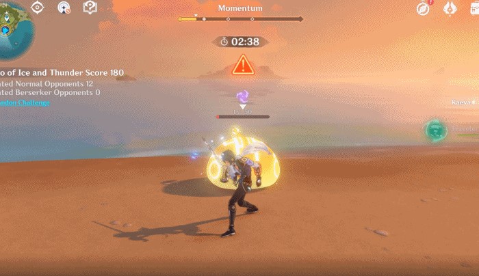 Genshin Impact Never-Ending Battle gameplay