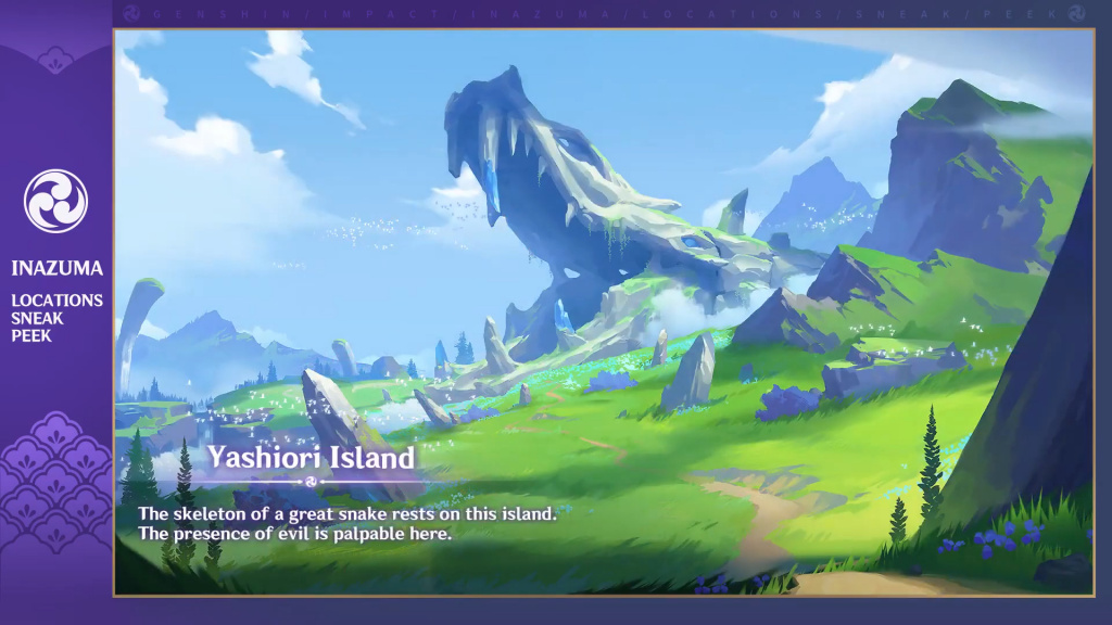 Genshin Impact 1.7 preview Yashiori Island