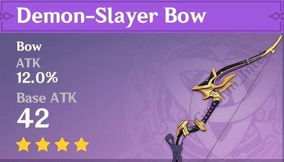 Genshin Impact 1.7 preview Demon-Slayer Bow
