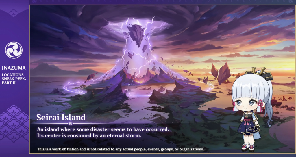 Genshin Impact 1.7 preview Seirai Island
