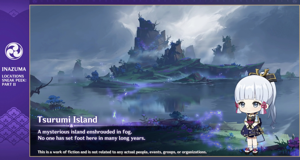 Genshin Impact 1.7 preview Tsurumi Island
