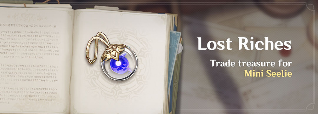 Genshin Impact 2.0 Phase II Lost Riches event