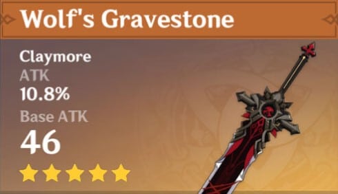 Genshin Impact Sayu Wolf’s Gravestone