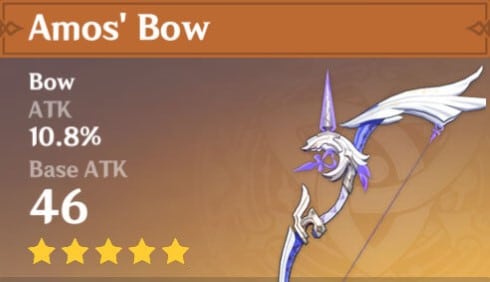 Genshin Impact Yoimiya Amos' Bow