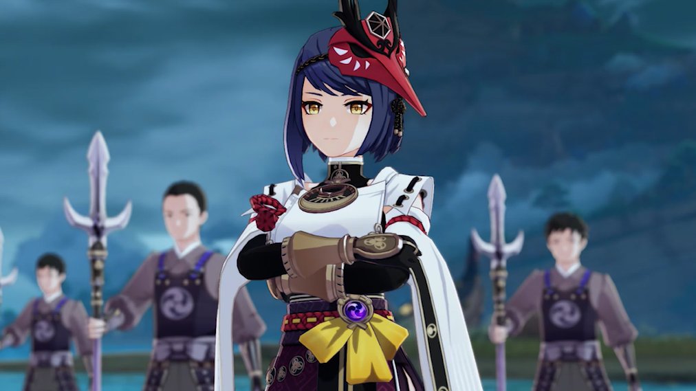 Genshin Impact Inazuma characters Kujou Sara