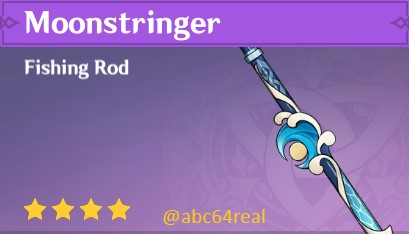 Genshin Impact 2.1 Beta Moonstringer Fishing Rod
