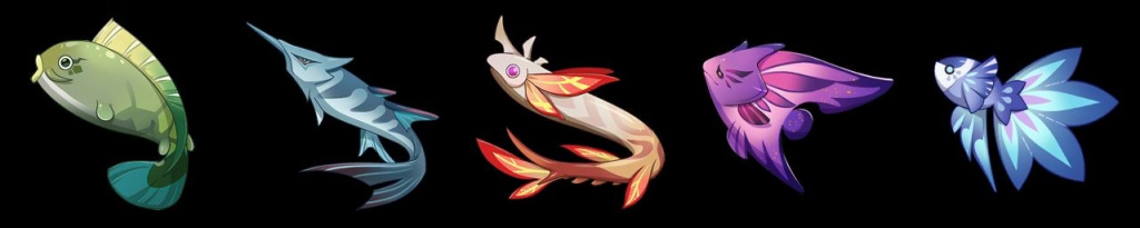 Genshin Impact 2.1 Beta Fishes
