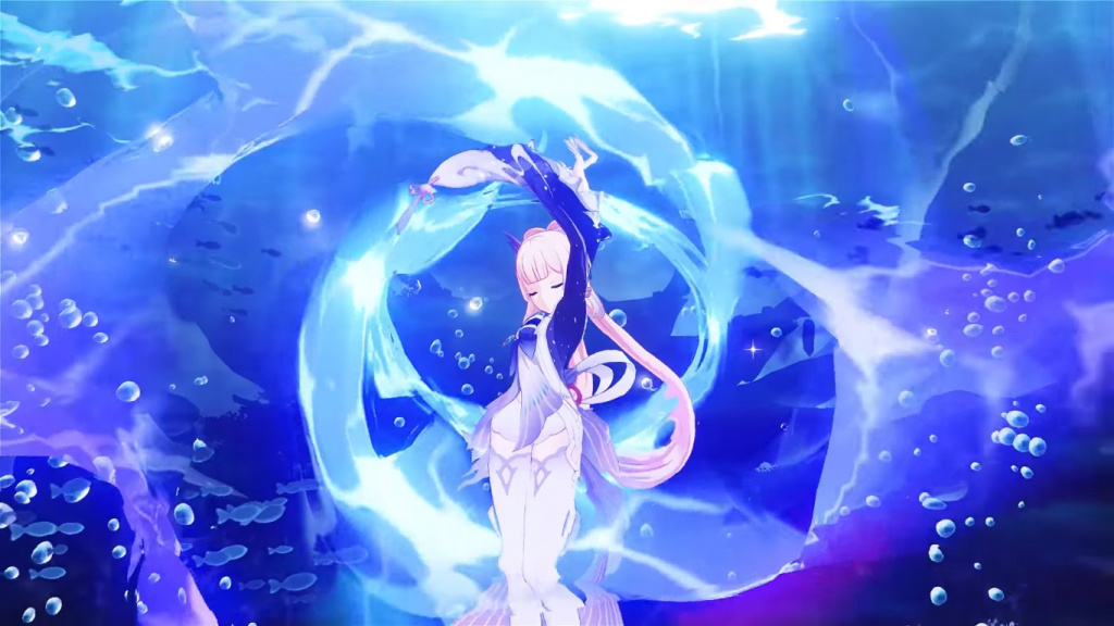 Genshin Impact Sangonomiya Kokomi elemental burst