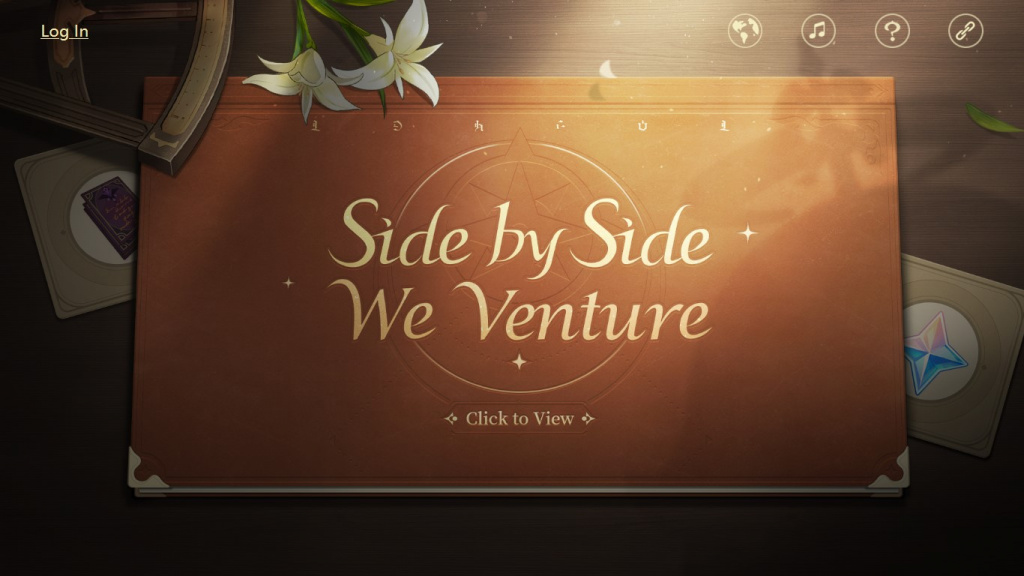 Genshin Impact Side by Side We Venture main page