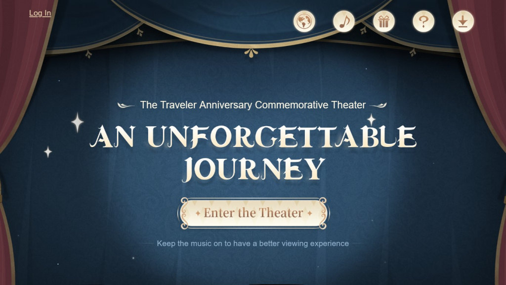 Genshin Impact An Unforgettable Journey web event