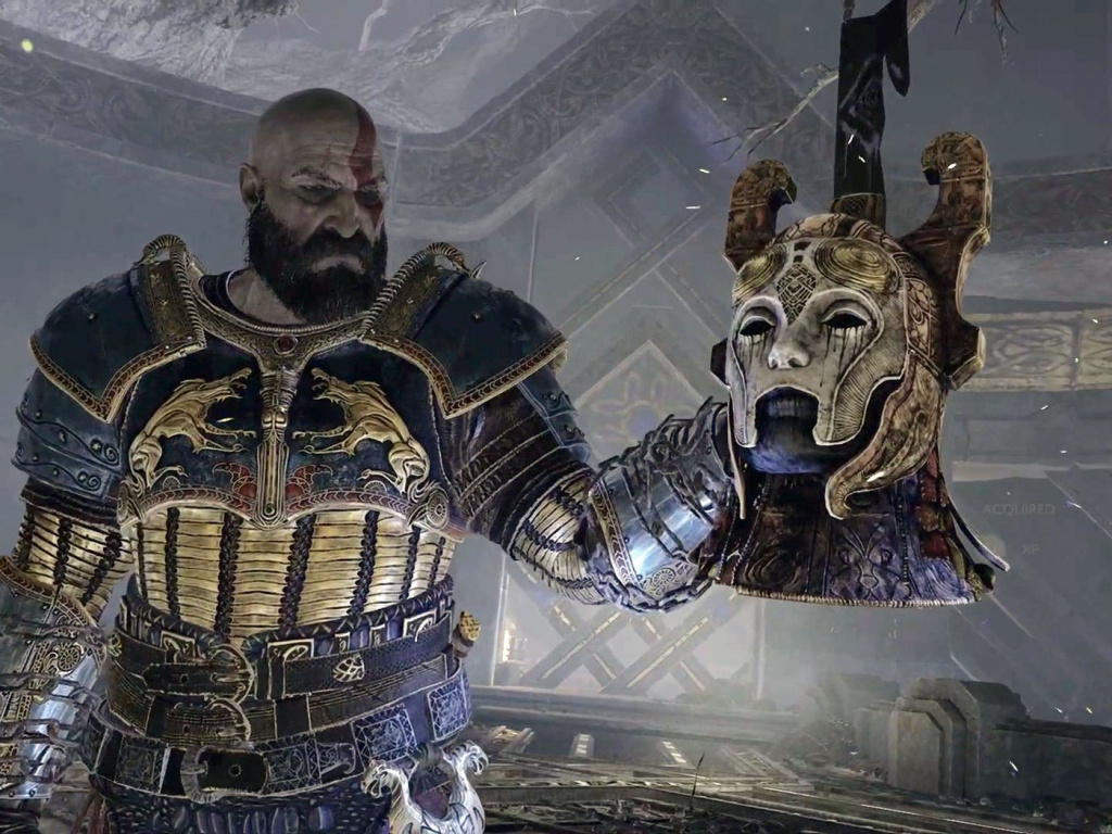God of War Valkyrie head
