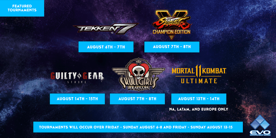 Evo 2021 Schedule Results And More Ginx Esports Tv