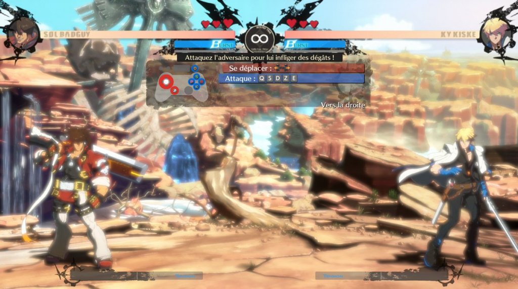 guilty gear strive blurry image