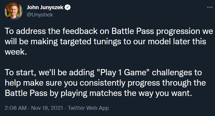 Halo Infinite battle pass progression system faster levelling changes new challenges bug fixes