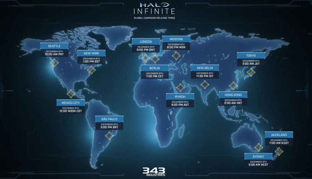 Halo Infinite release time - when does campaign unlock?