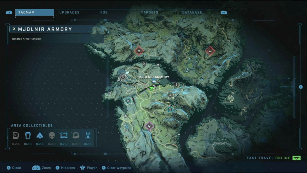 Halo Infinite Armor Locker map locations 2