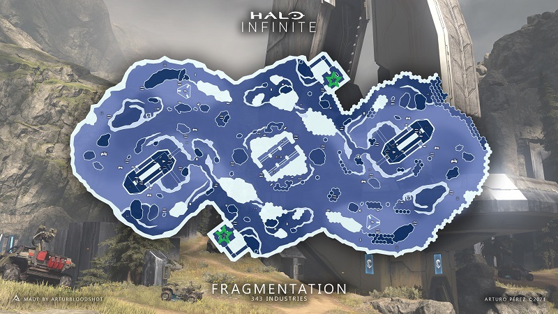 Halo Infinite loot caves location how to unlock open fragmentation map