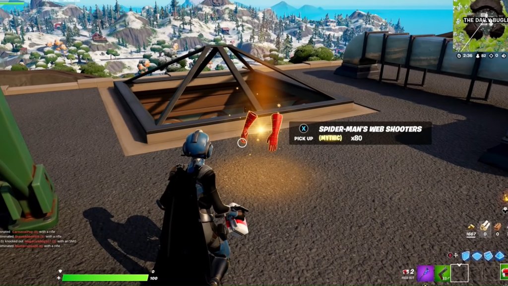 spiderman backpack locations fortnite