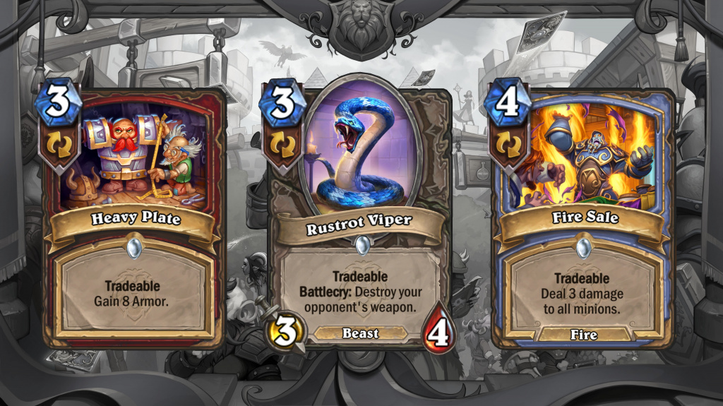 United In Stormwind tradeable cards keyword