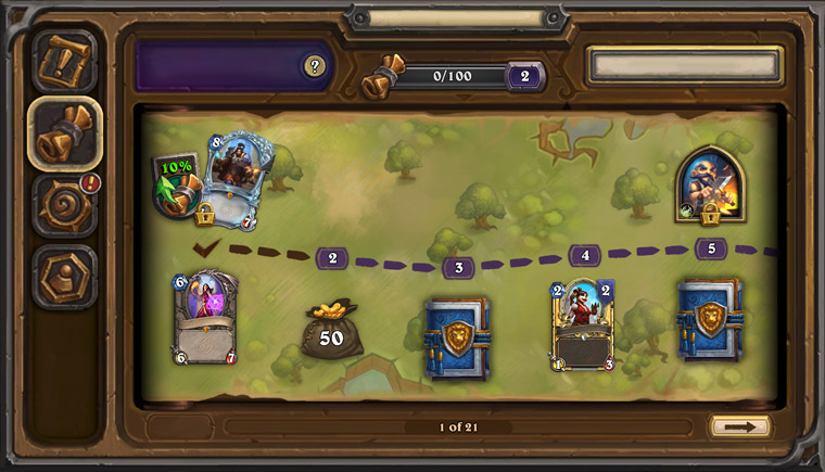 Hearthstone United in Stormwind Tavern Pass: Rewards Track, Diamond cards, coins, all rewards, more