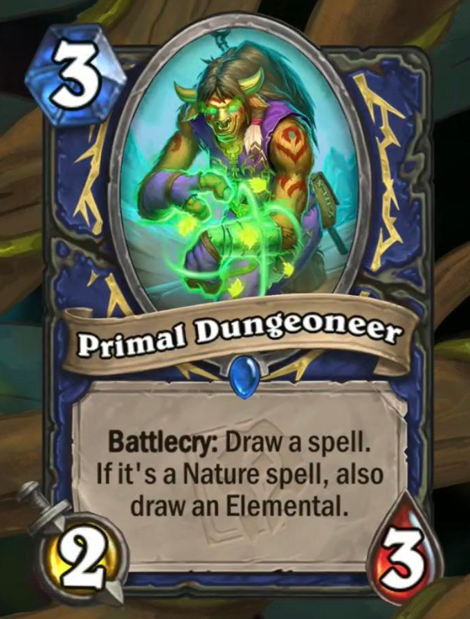 The Wailing Caverns new cards Primal Dungeoneer